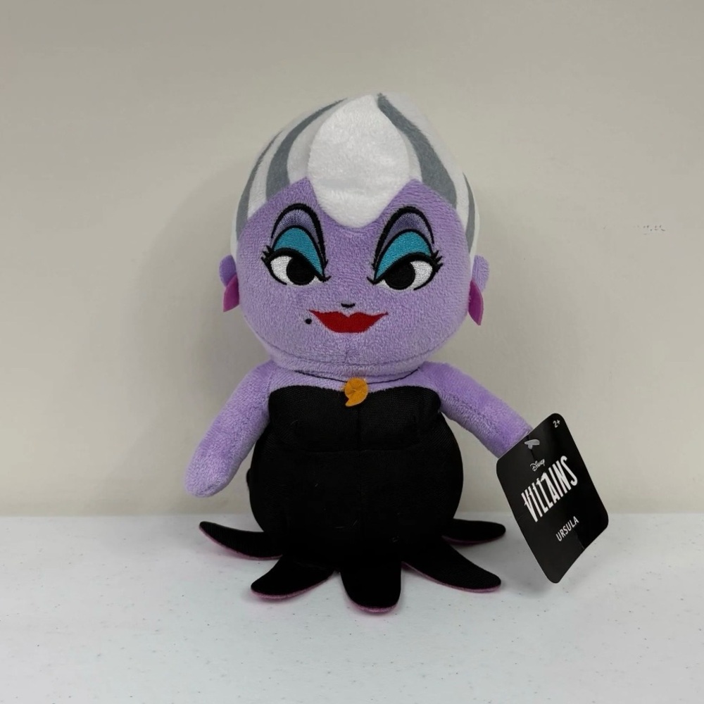 Disney Ursula 10" Plush Disney Villains Stuffed Doll Collectible Stuffed Toy New